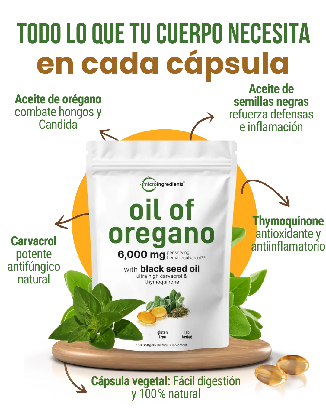 Aceite de oregano®|Con semilla negra