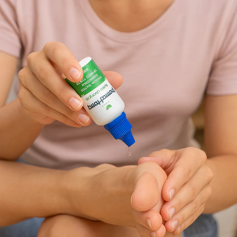 Basta de remedios caros con Dermahong®Resultados probados en 7 días 👣