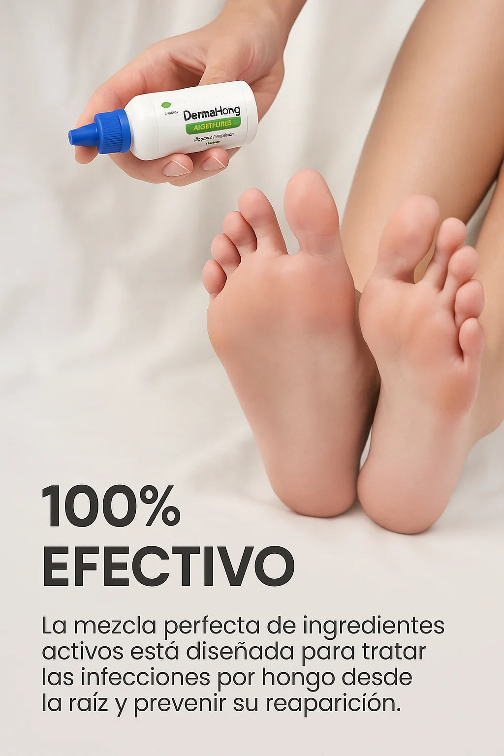 Basta de remedios caros con Dermahong®Resultados probados en 7 días 👣