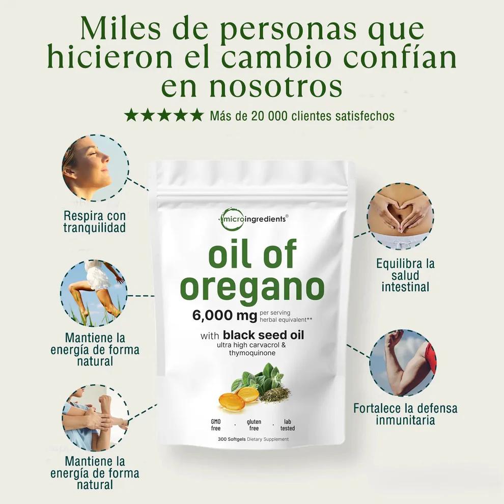 Aceite de oregano®|Con semilla negra