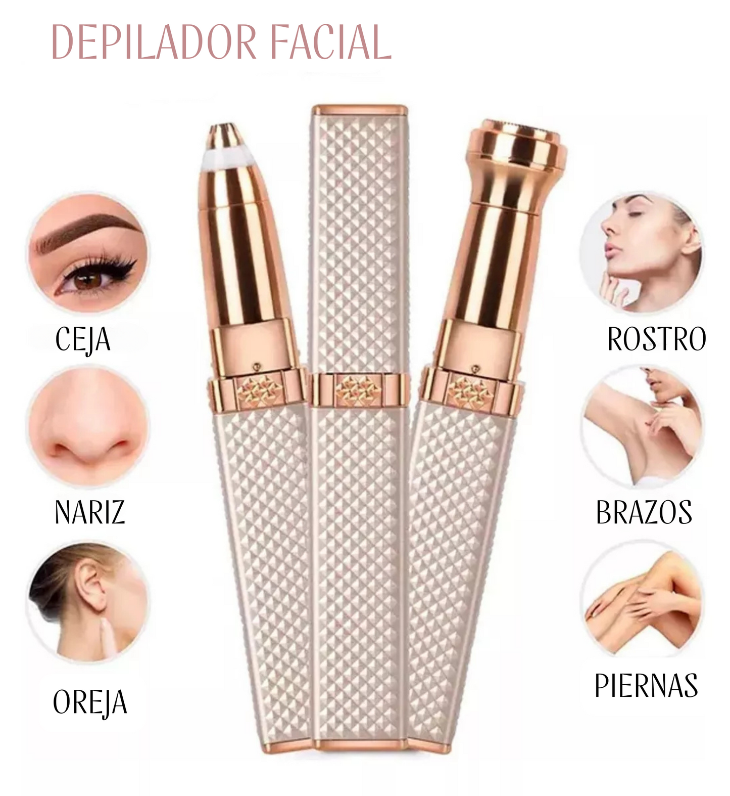 Depilador Facial™ multifuncional todo en 1