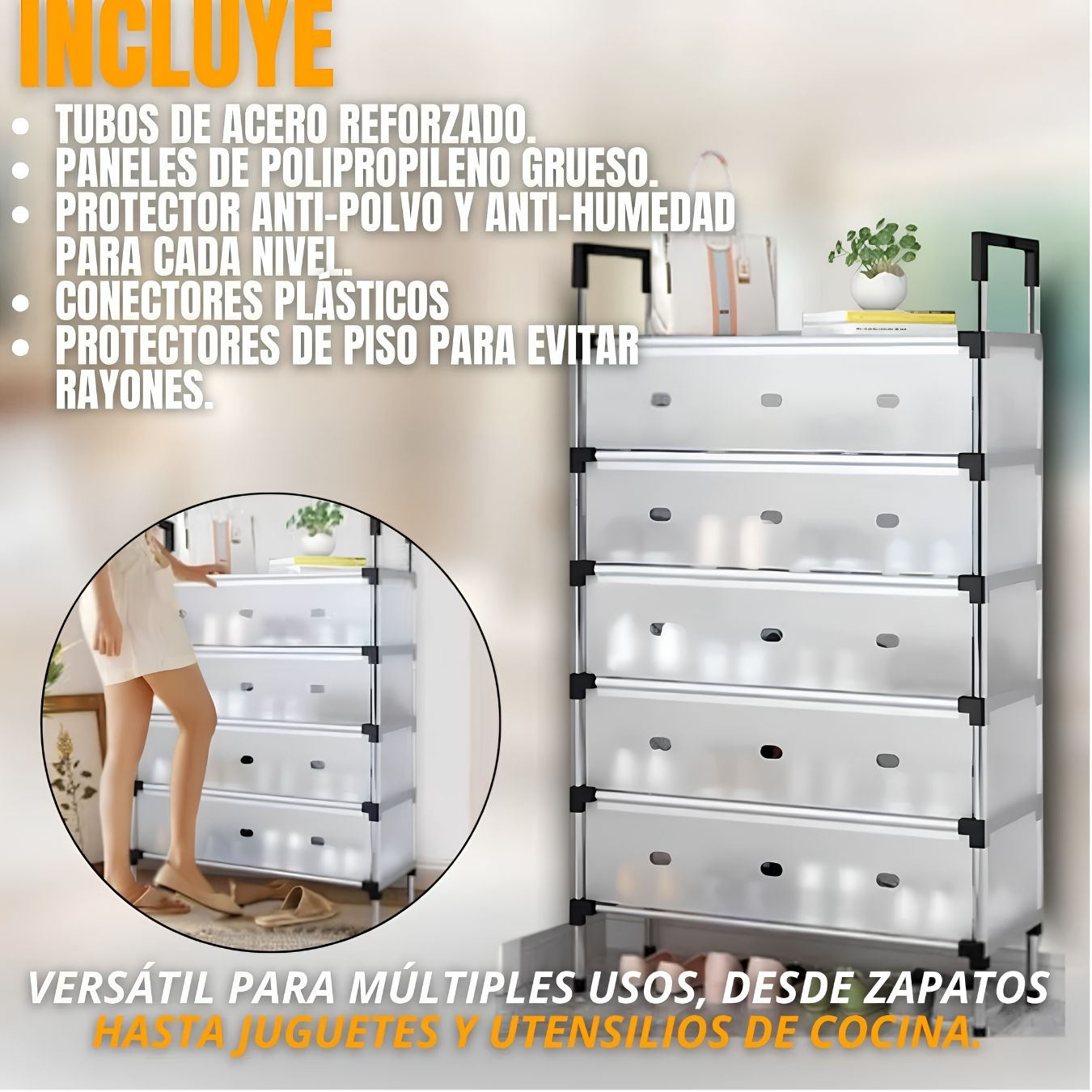Zapatera Premium – Ordena con Elegancia – Espacio Siempre Impecable