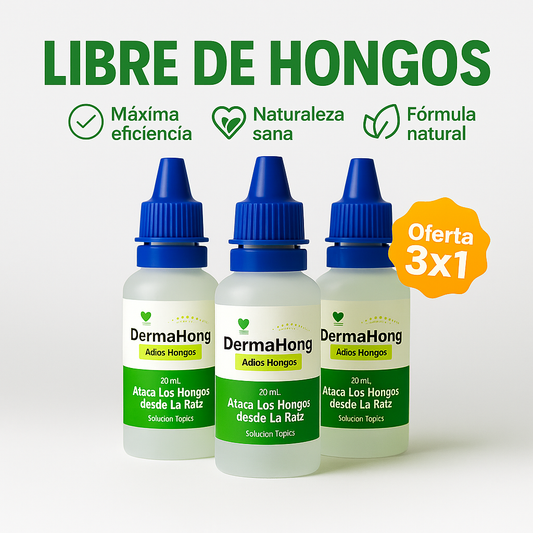 Basta de remedios caros con Dermahong®Resultados probados en 7 días 👣