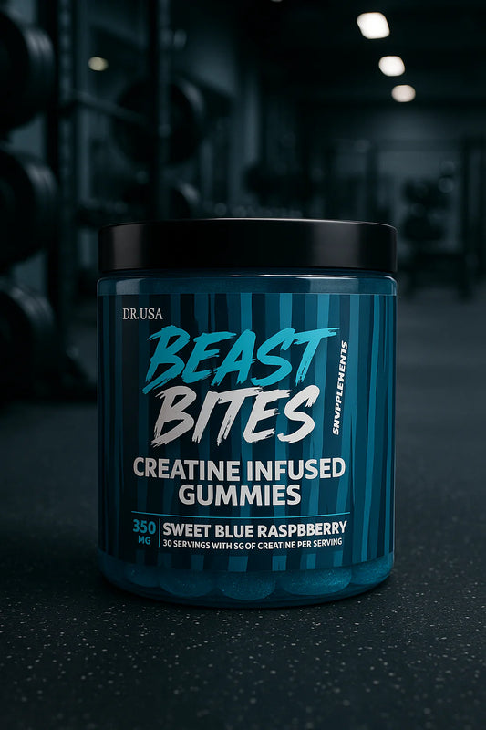 🏋️‍♀️Beast Bites™ Creatina en dosis perfecta Gomitas con 5g de creatina🫐