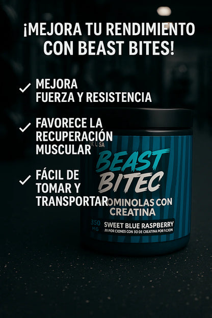 🏋️‍♀️Beast Bites™ Creatina en dosis perfecta Gomitas con 5g de creatina🫐