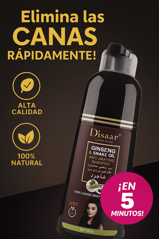 Shampoo Anti Canas Original® │ Recupera tu color natural en ¡5 minutos!