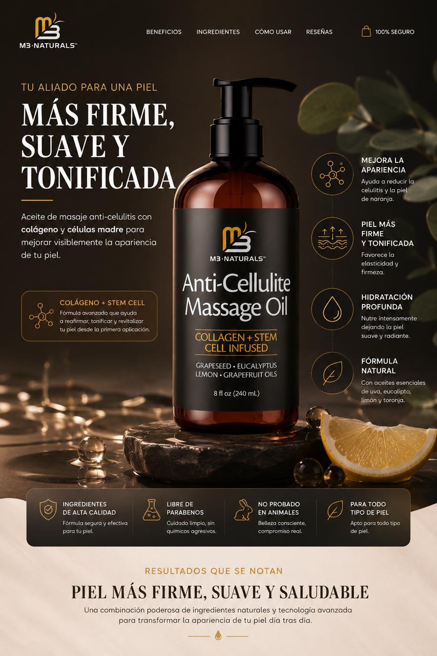 El aceite que está borrando la celulitis de miles de mujeres