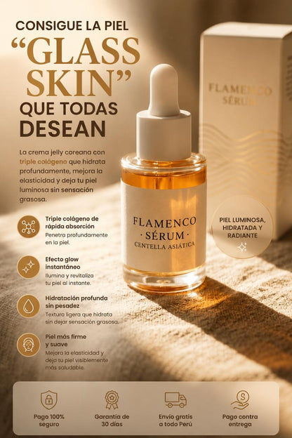 FLAMENCO Sérum Centella Asiática — Glass Skin