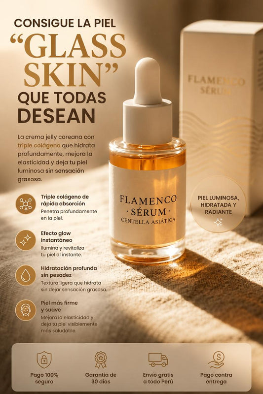 FLAMENCO Sérum Centella Asiática — Glass Skin