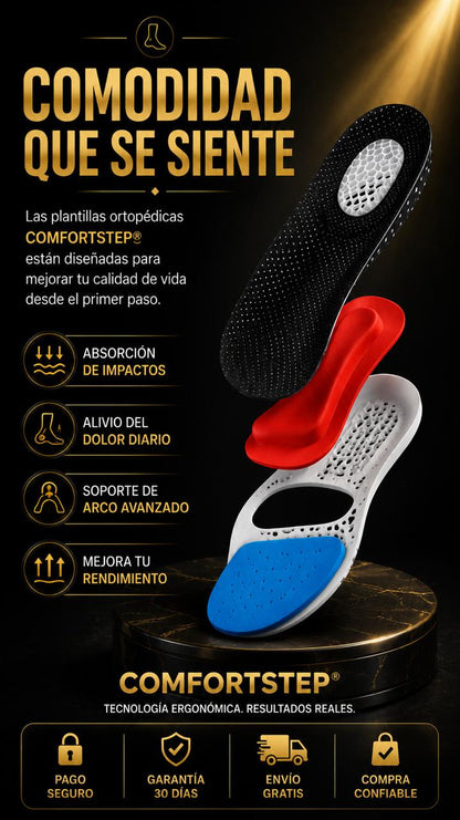 ComfortStep® Pro — Plantilla de Gel para el Alivio del Dolor